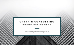 Screenshot of Gryffin Consulting Brand Refinement design