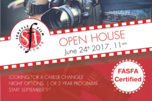 Seattle Film Institute Open House poster