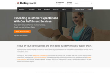 Hollingsworth homepage screenshot