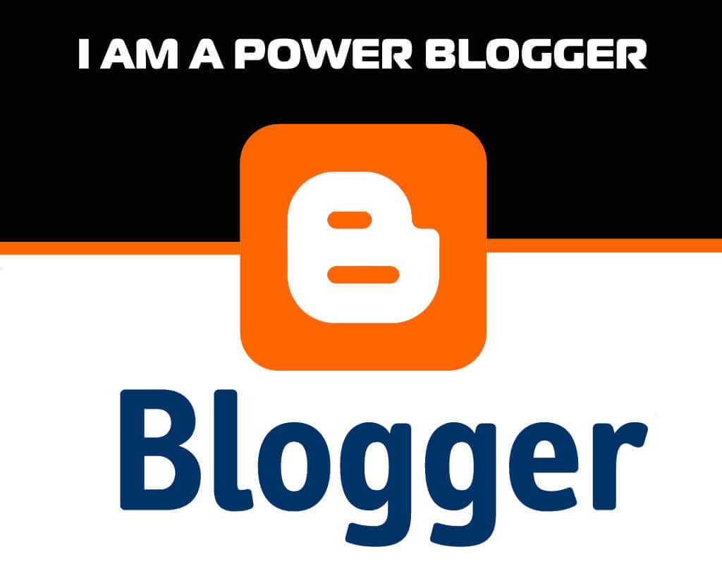 "I Am A Power Blogger" graphic