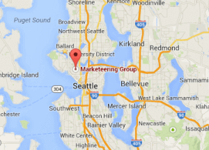 Google maps screenshot of Marketeering Groups Queen Anne Location